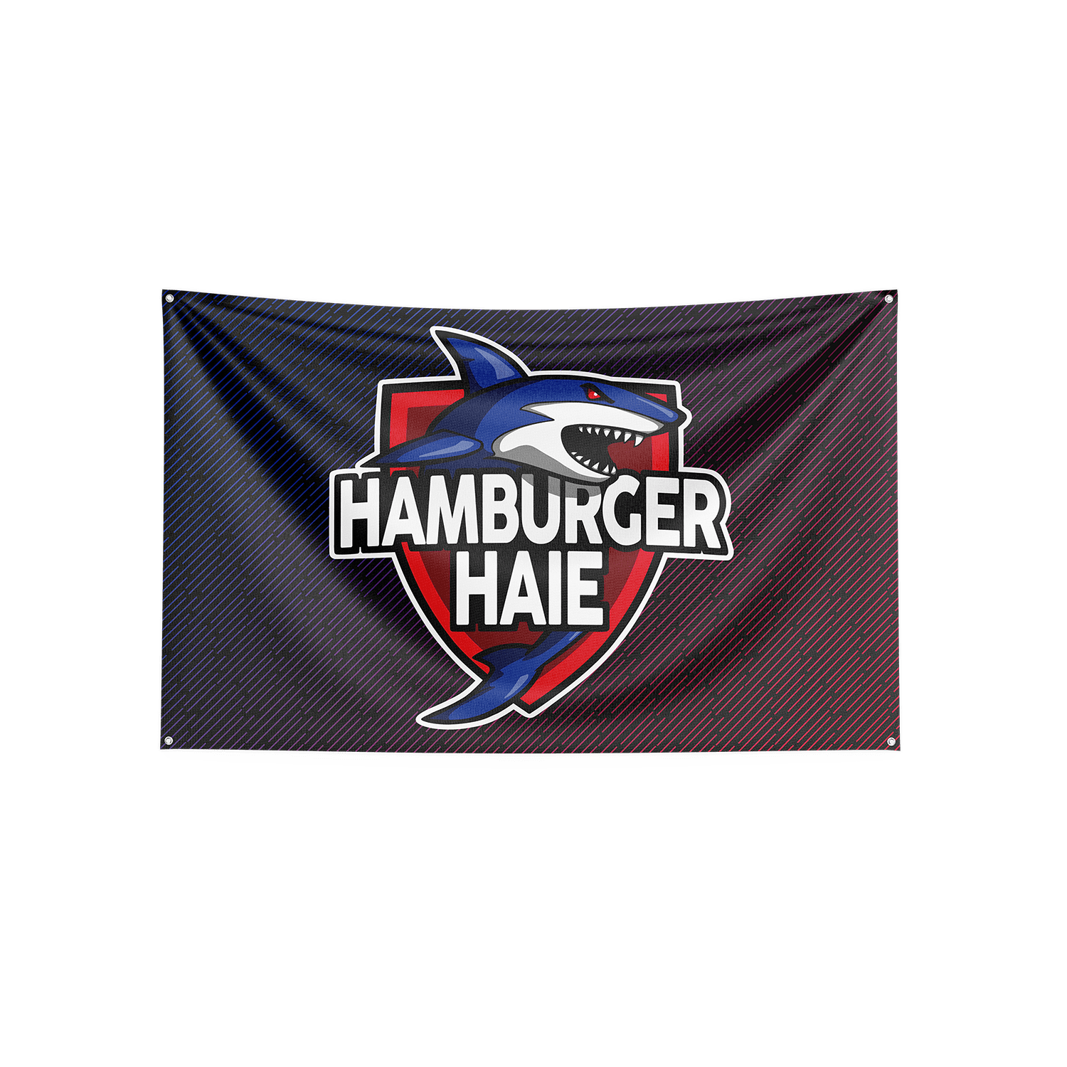 Hamburg Sharks Flag Stripes