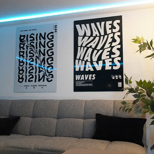 Metallposter – bedrucktes Poster aus Aluminium